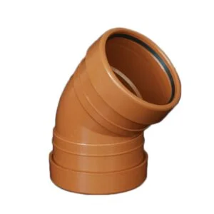 Product image of 110mm Underground Drainage Bend 45 Degree Double Socket