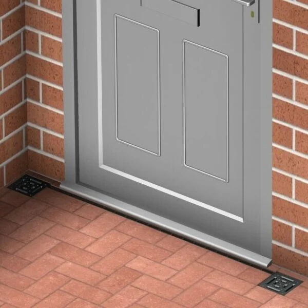 product image of slot drainage channel 1m door installation