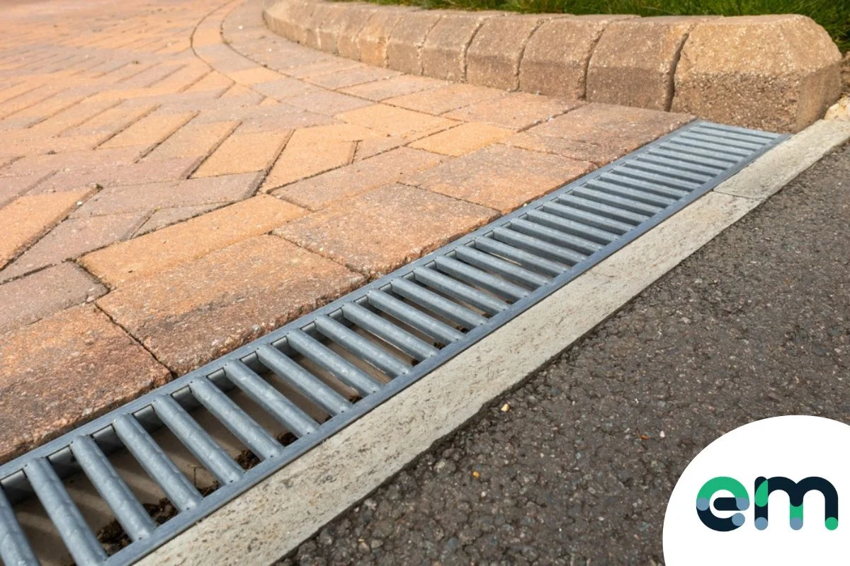 above ground drainage channels