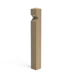 product image of stratton eco wooden bollard with led lights